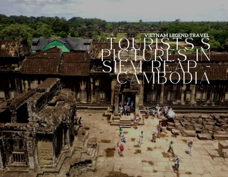 TOURISTS'S PICTURES IN SIEM REAP - CAMBODIA
